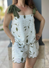 Load image into Gallery viewer, Floral Embroidery Short Set