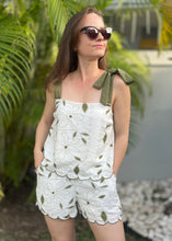 Load image into Gallery viewer, Floral Embroidery Short Set