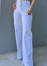 Load image into Gallery viewer, White & Rhinestone Denim