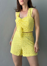 Load image into Gallery viewer, Eyelet Short Set