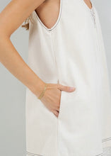 Load image into Gallery viewer, Denim & Lace Mini Dress