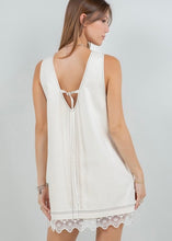 Load image into Gallery viewer, Denim & Lace Mini Dress