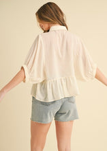Load image into Gallery viewer, Boho Button Blouse