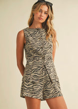 Load image into Gallery viewer, Zebra Denim Vest Set
