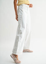 Load image into Gallery viewer, Ivory Denim Trousers
