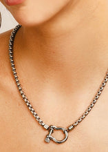 Load image into Gallery viewer, Carabiner Necklace Box Chain
