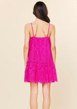 Load image into Gallery viewer, Pink Lace Mini Dress
