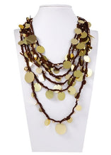 Load image into Gallery viewer, Brown Boho Necklace
