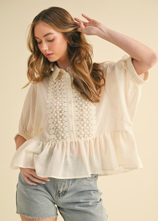 Boho Button Blouse