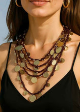 Load image into Gallery viewer, Brown Boho Necklace
