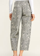 Load image into Gallery viewer, Snake Print Barrel Jeans
