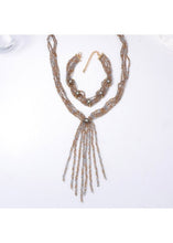 Load image into Gallery viewer, Boho Beaded Necklace Set

