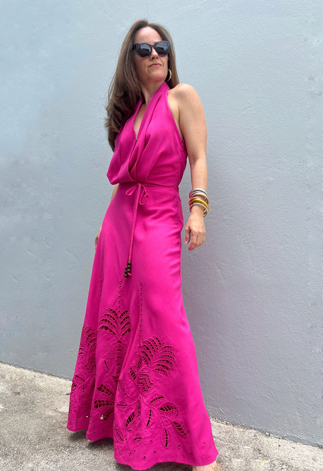 Fuchsia Maxi Dress