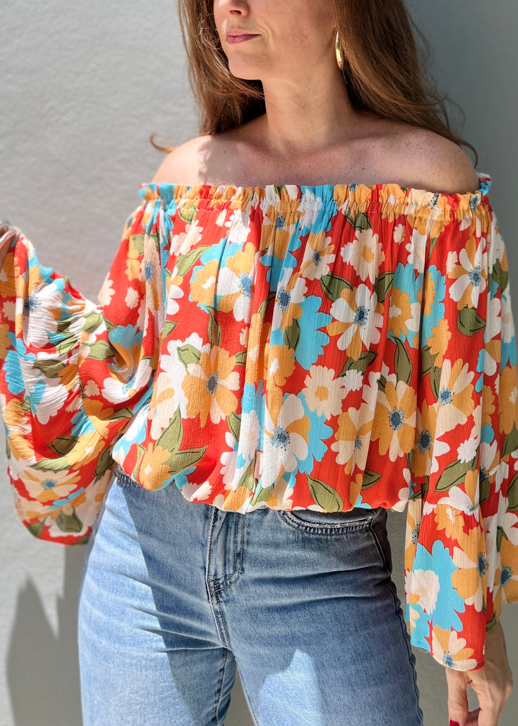 Retro Flower Top