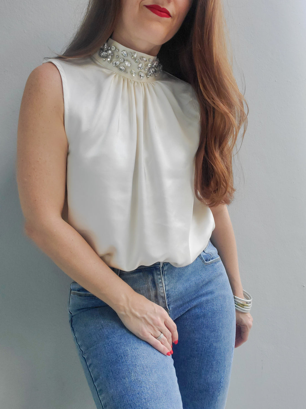 Jewel Satin Top
