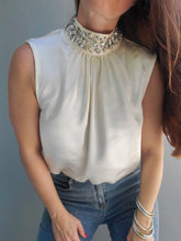 Load image into Gallery viewer, Jewel Satin Top
